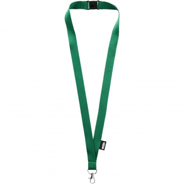 Logotrade promotional merchandise picture of: Tom recycled PET lanyard with breakaway closure