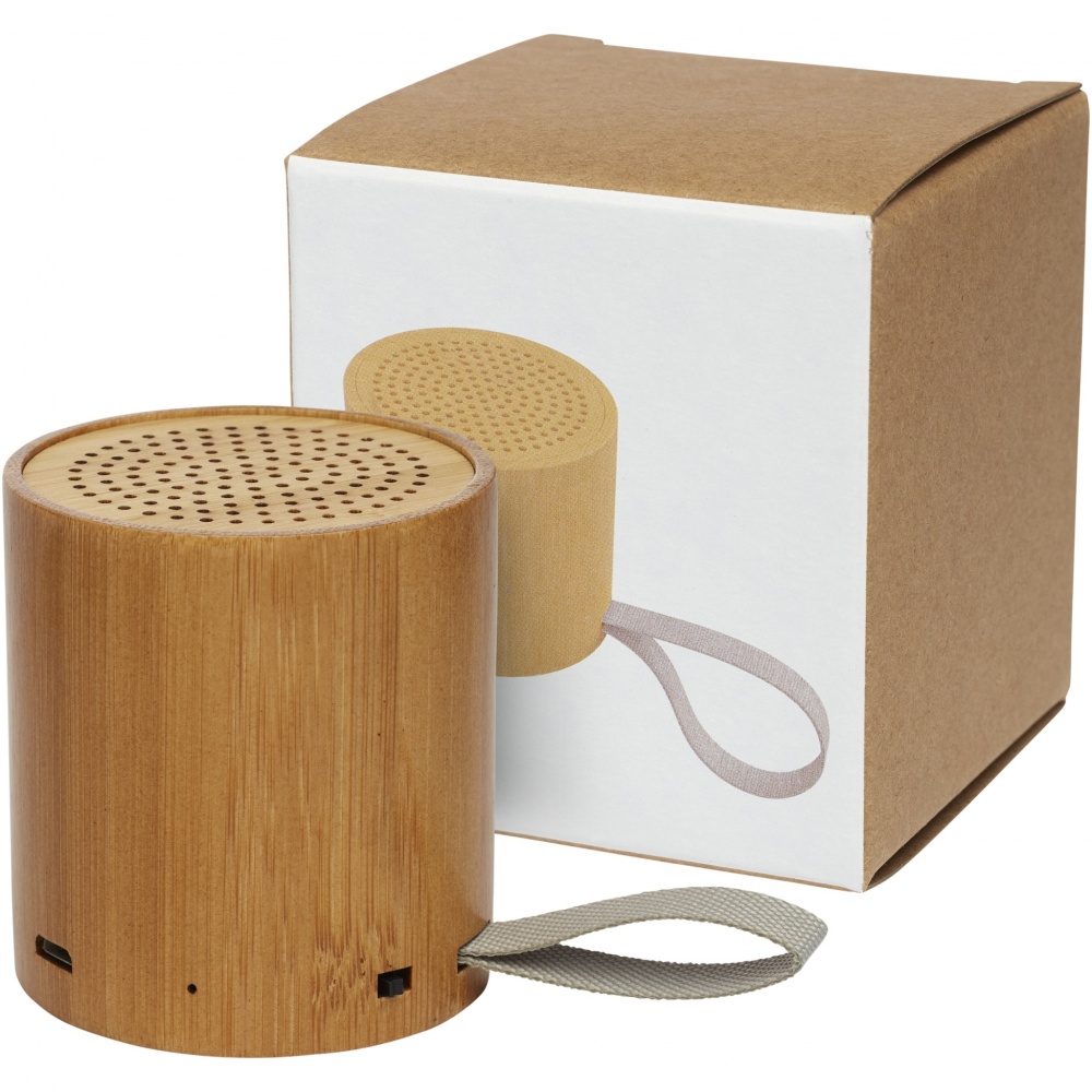 Logo trade promotional merchandise photo of: Lako bamboo Bluetooth® speaker 