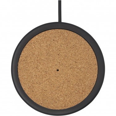 Logotrade promotional gift picture of: Kivi 10W limestone/cork wireless charging pad