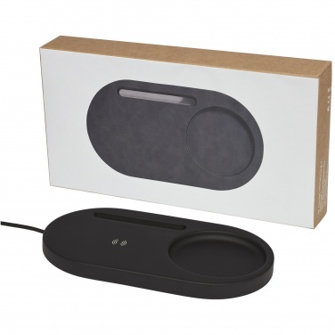 Logo trade advertising product photo of: Klip 5W wireless charging desk organizer