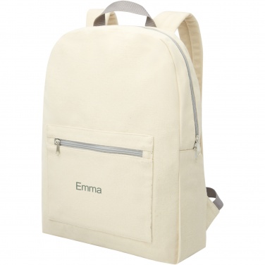 Logotrade business gifts photo of: Pheebs 450 g/m² recycled cotton and polyester backpack 10L