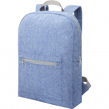 Logotrade corporate gift picture of: Pheebs 450 g/m² recycled cotton and polyester backpack 10L