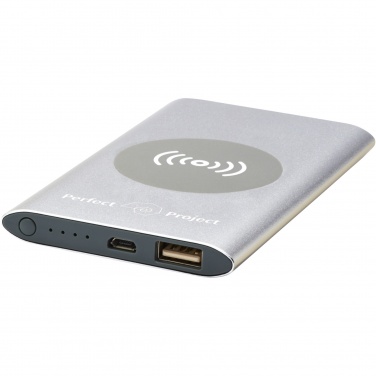 Logo trade promotional products image of: Juice 4000mAh wireless power bank 