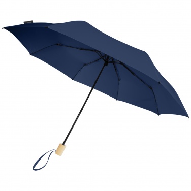 Logotrade promotional gift image of: Birgit 21'' foldable windproof recycled PET umbrella