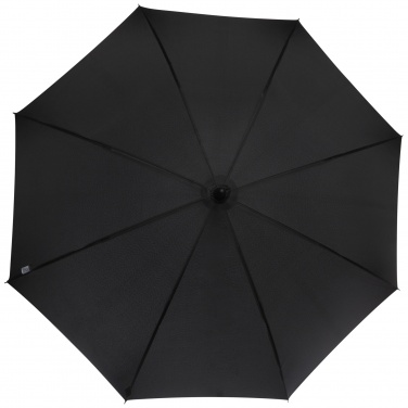 Logo trade promotional giveaway photo of: Fontana 23" auto open umbrella with carbon look and crooked handle