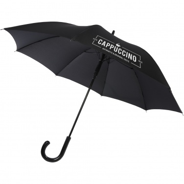 Logo trade promotional gifts picture of: Fontana 23" auto open umbrella with carbon look and crooked handle
