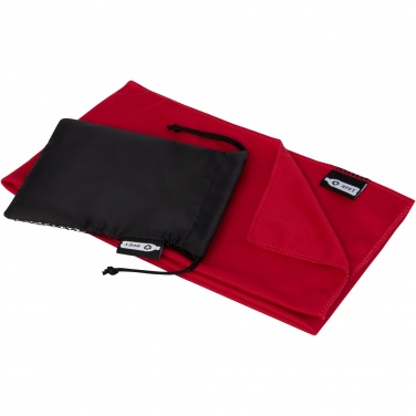 Logo trade promotional items image of: Raquel cooling towel made from recycled PET 80x30 cm