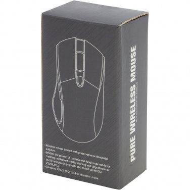 Logotrade promotional giveaways photo of: Pure wireless mouse with antibacterial additive