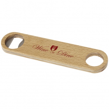 Logotrade promotional giveaway image of: Origina wooden bottle opener