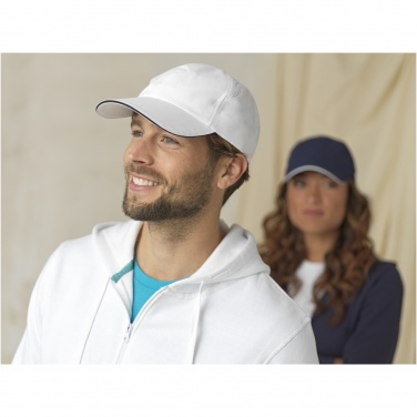 Logotrade promotional gifts photo of: Morion 6 panel GRS recycled cool fit sandwich cap