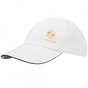 Logotrade promotional gift picture of: Morion 6 panel GRS recycled cool fit sandwich cap