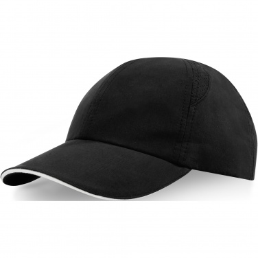 Logotrade promotional item picture of: Morion 6 panel GRS recycled cool fit sandwich cap