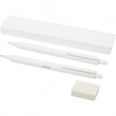 Logo trade business gifts image of: Salus anti-bacterial pen set