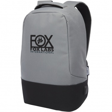 Logo trade promotional products image of: Cover GRS RPET anti-theft backpack 18L