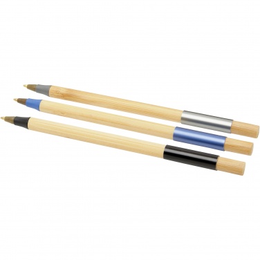 Logo trade promotional items picture of: Kerf 3-piece bamboo pen set