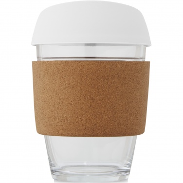 Logotrade promotional item picture of: Lidan 360 ml borosilicate glass tumbler with silicone lid