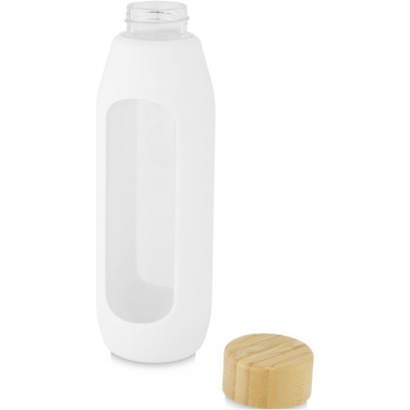 Logotrade promotional giveaway image of: Tidan 600 ml borosilicate glass bottle with silicone grip