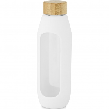 Logo trade corporate gifts picture of: Tidan 600 ml borosilicate glass bottle with silicone grip