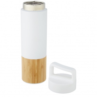 Logotrade business gift image of: Torne 540 ml  stainless steel bottle with bamboo outer wall