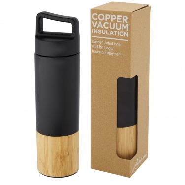 Logotrade promotional giveaways photo of: Torne 540 ml  stainless steel bottle with bamboo outer wall
