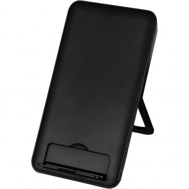Logo trade promotional items picture of: Loop 10W recycled plastic wireless charging pad with phone stand