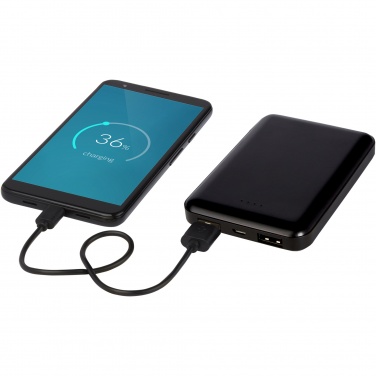 Logotrade advertising product image of: Gleam 5000 mAh ultra slim light-up power bank