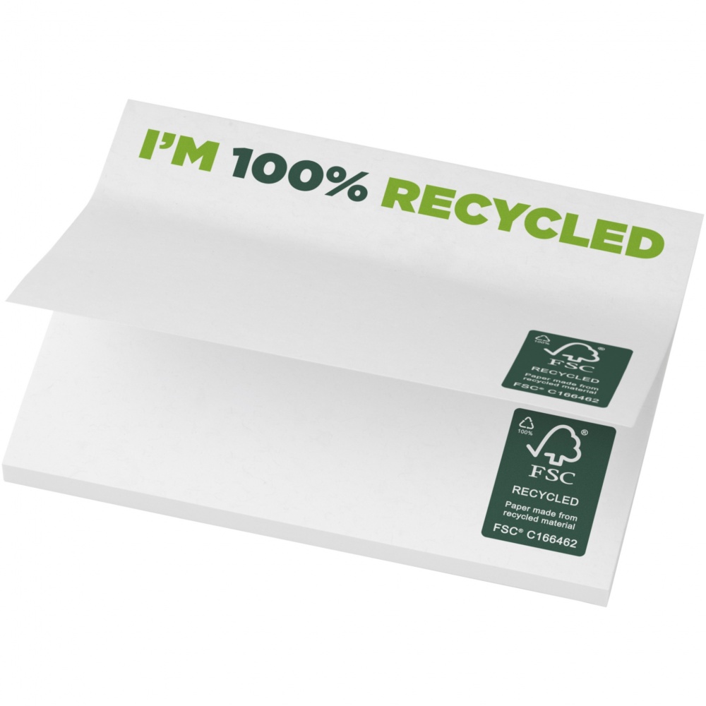 Logotrade promotional items photo of: Sticky-Mate® recycled sticky notes 100x75 mm