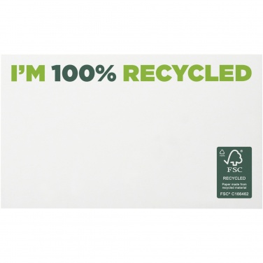 Logo trade promotional giveaways picture of: Sticky-Mate® recycled sticky notes 127 x 75 mm