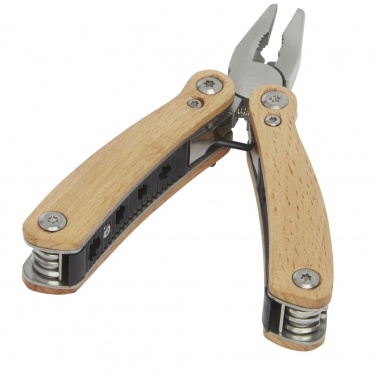 Logotrade promotional giveaway image of: Anderson 12-function medium wooden multi-tool
