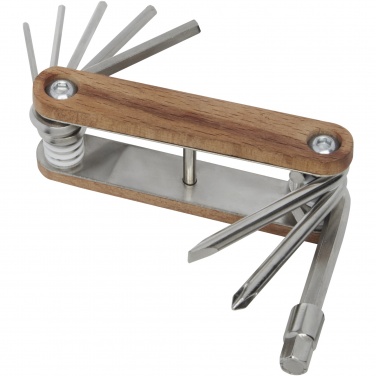Logotrade promotional products photo of: Fixie 8-function wooden bicycle multi-tool