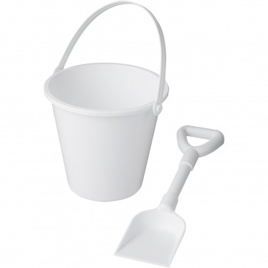 Logo trade promotional products image of: Tides recycled beach bucket and spade