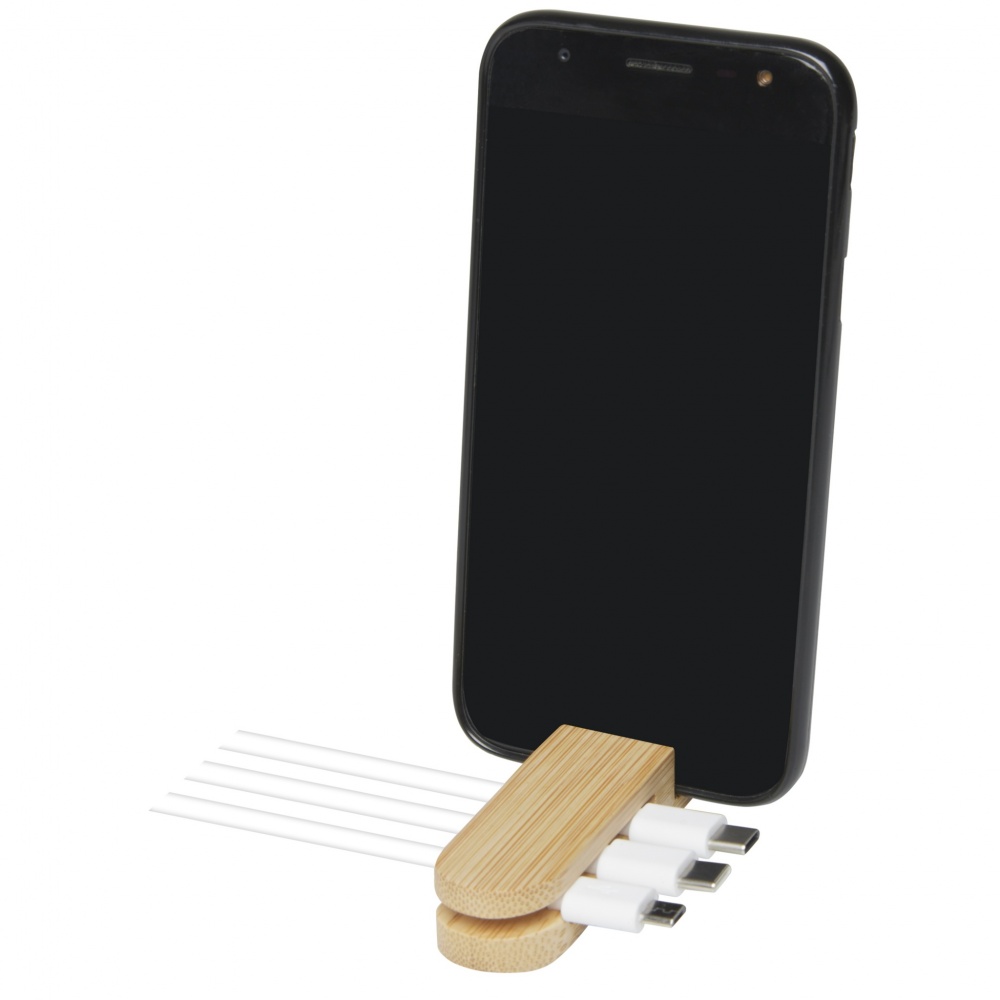 Logotrade advertising product image of: Edulis bamboo cable manager 