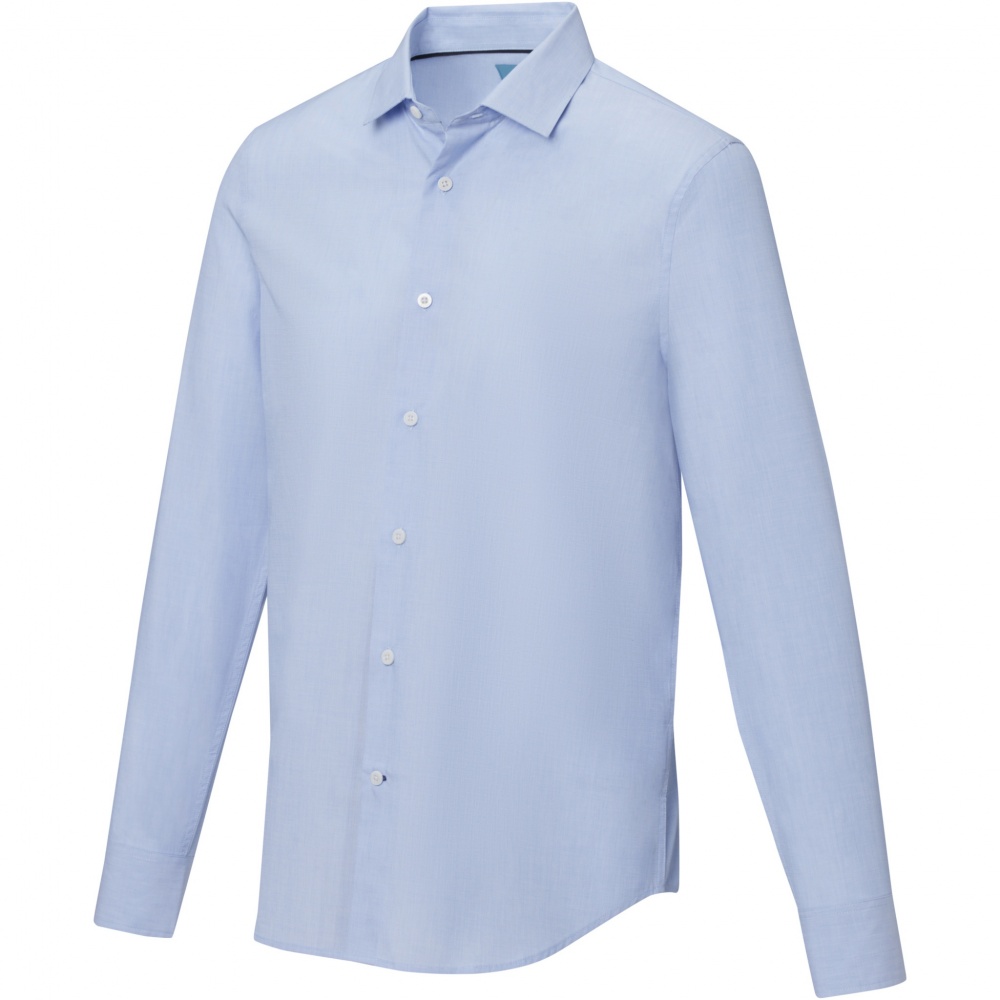 Logo trade corporate gift photo of: Cuprite long sleeve men's organic shirt