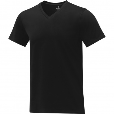 Logo trade promotional gifts image of: Somoto short sleeve men's V-neck t-shirt 
