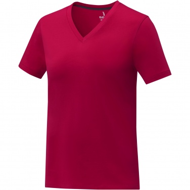 Logotrade business gift image of: Somoto short sleeve women's V-neck t-shirt 