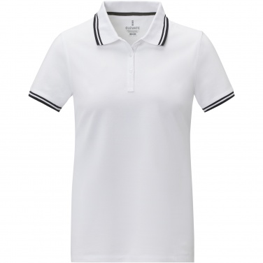Logo trade promotional item photo of: Amarago short sleeve women's tipping polo