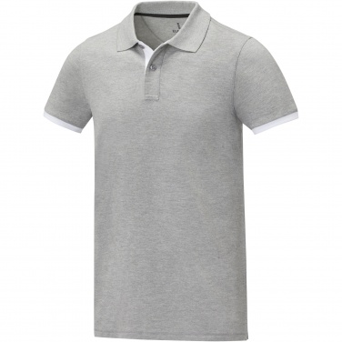 Logo trade promotional products image of: Morgan short sleeve men's duotone polo