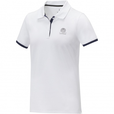 Logo trade promotional items picture of: Morgan short sleeve women's duotone polo