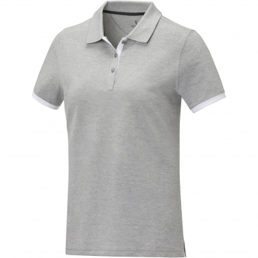 Logotrade promotional giveaway picture of: Morgan short sleeve women's duotone polo