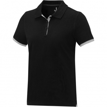 Logotrade promotional giveaway picture of: Morgan short sleeve women's duotone polo