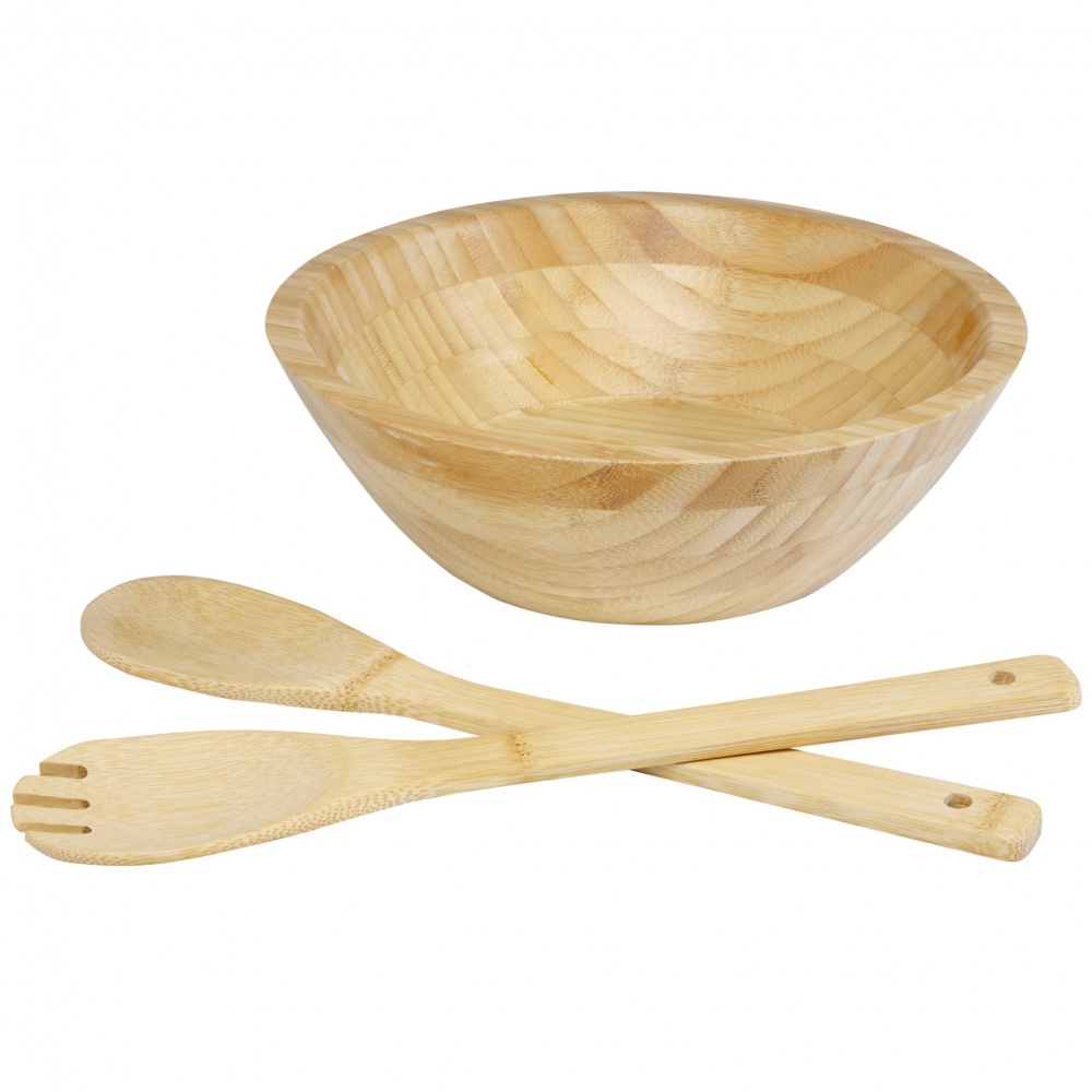 Logotrade promotional items photo of: Argulls bamboo salad bowl and tools