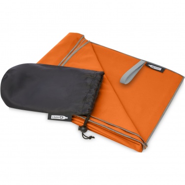 Logo trade promotional gifts image of: Pieter recycled PET ultra lightweight and quick dry towel 130 x 80 cm