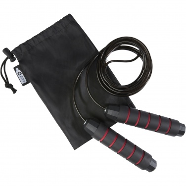 Logotrade promotional item picture of: Austin soft skipping rope in recycled PET pouch