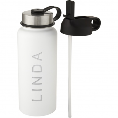 Logo trade promotional merchandise picture of: Supra 1 L copper vacuum insulated sport bottle with 2 lids