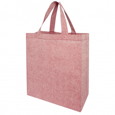 Logotrade corporate gift image of: Pheebs 150 g/m² recycled gusset tote bag 13L