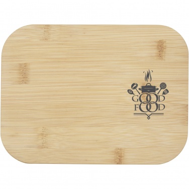 Logo trade advertising product photo of: Roby glass lunch box with bamboo lid