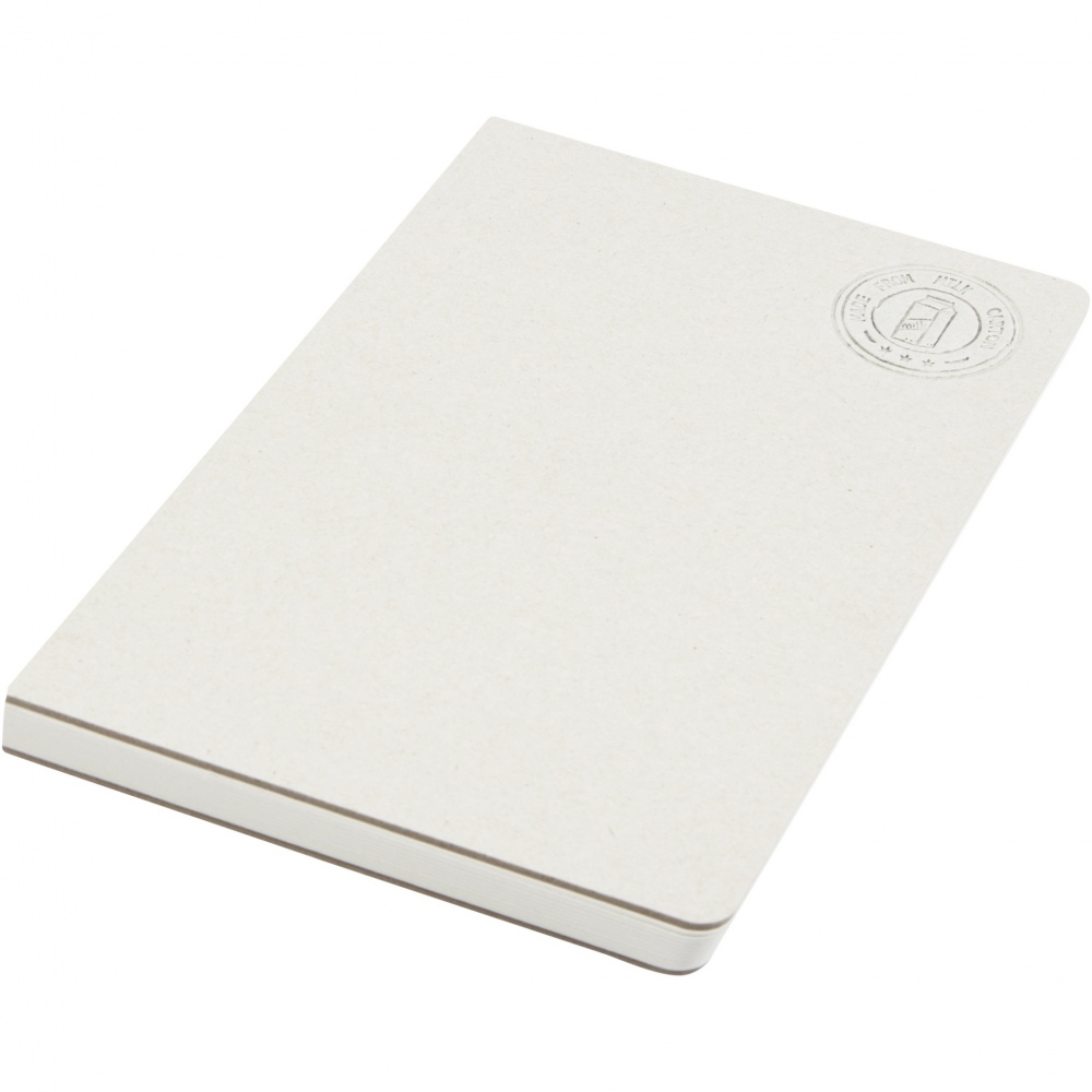 Logo trade business gift photo of: Dairy Dream A5 size reference recycled milk cartons spineless notebook