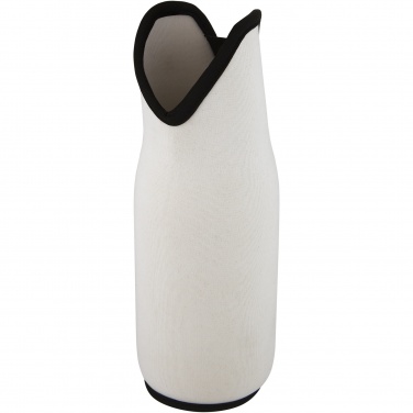 Logo trade corporate gift photo of: Noun recycled neoprene wine sleeve holder