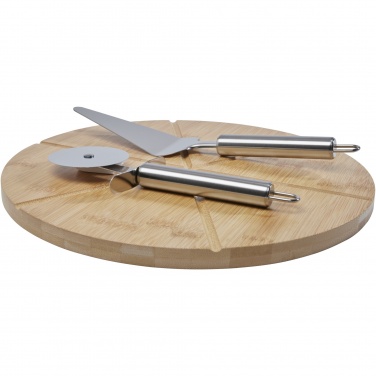 Logo trade promotional products image of: Mangiary bamboo pizza peel and tools