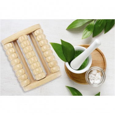 Logo trade promotional products picture of: Venis bamboo foot massager